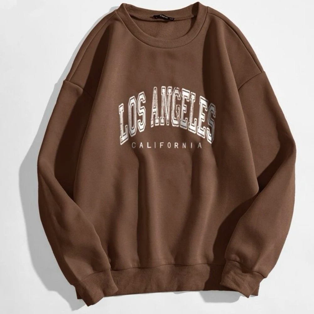 Brown Los Angeles California Men's Sweater